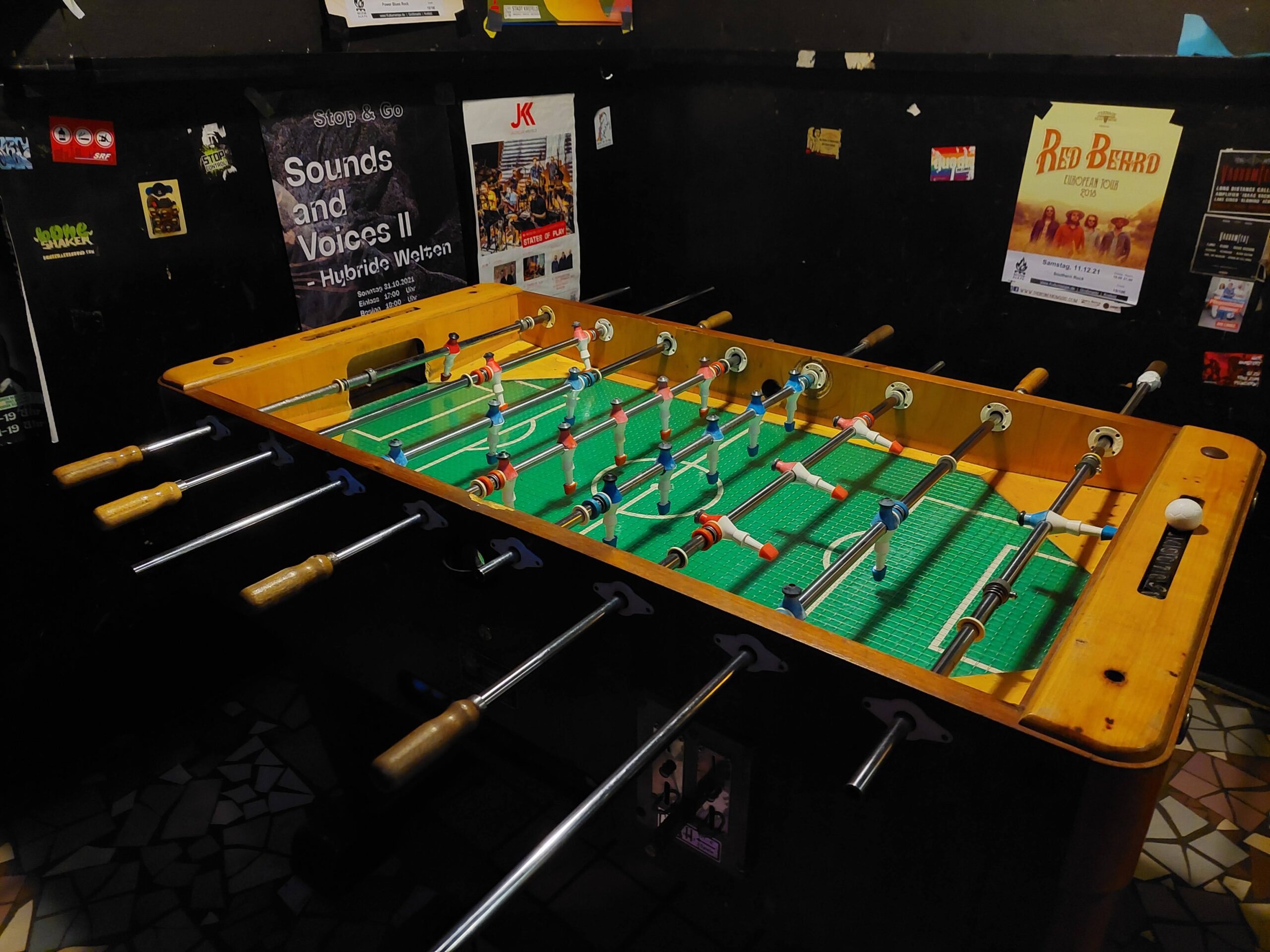Oldschool Kickertisch in der Tannenhöhe